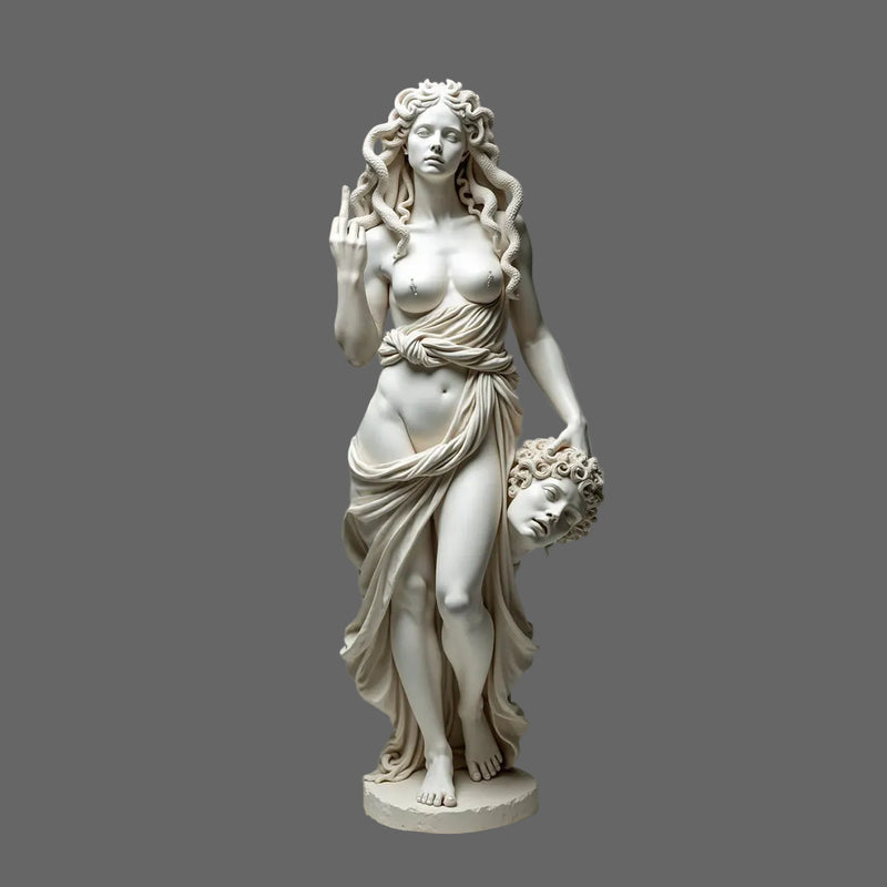 DivineGaze – Bold Medusa Art Décor Figure