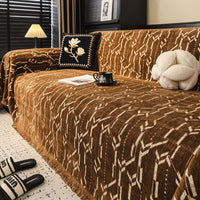 DrapeLuxe – Modern Chenille Sofa Protector