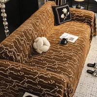 DrapeLuxe – Modern Chenille Sofa Protector