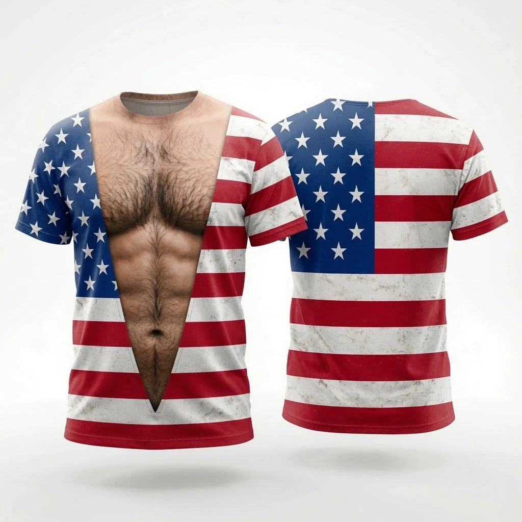 BoldPrint – Premium 3D Muscle Illusion T-Shirt