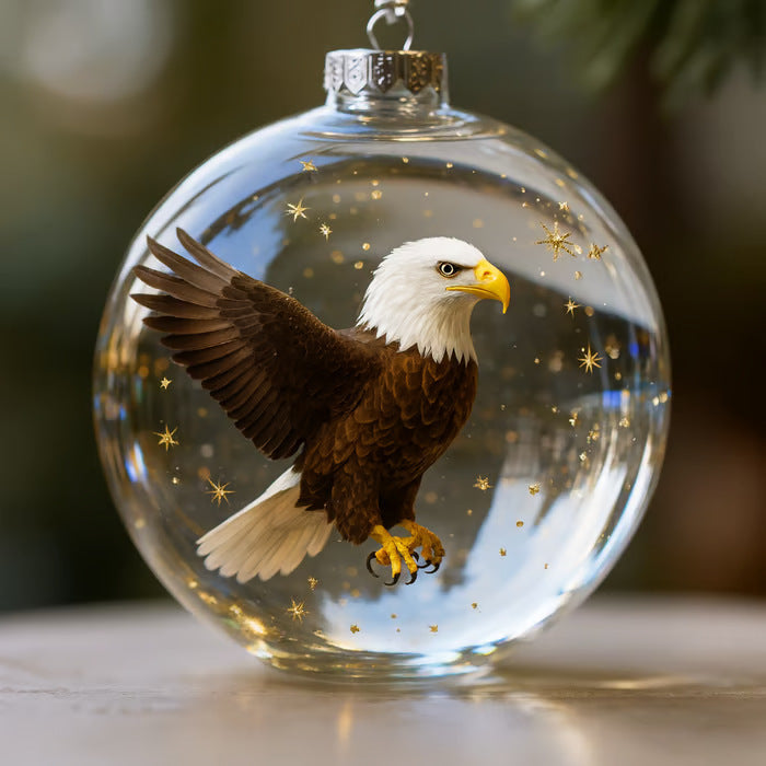 Nature’s Birds Crystal Glass Ornament