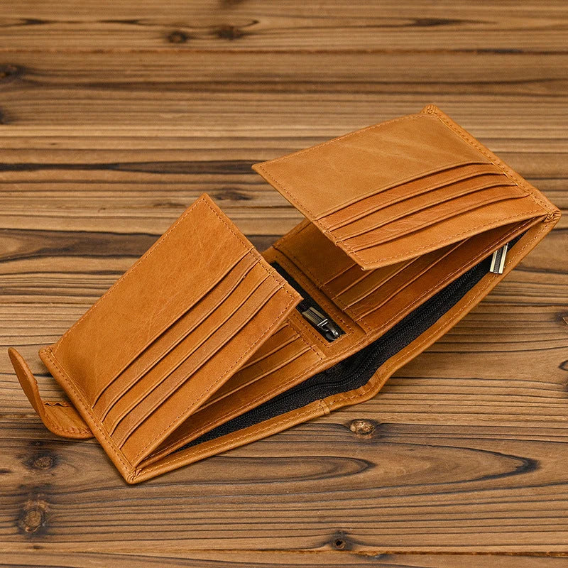 NobleFold – Premium Multi-Compartment Leather Wallet