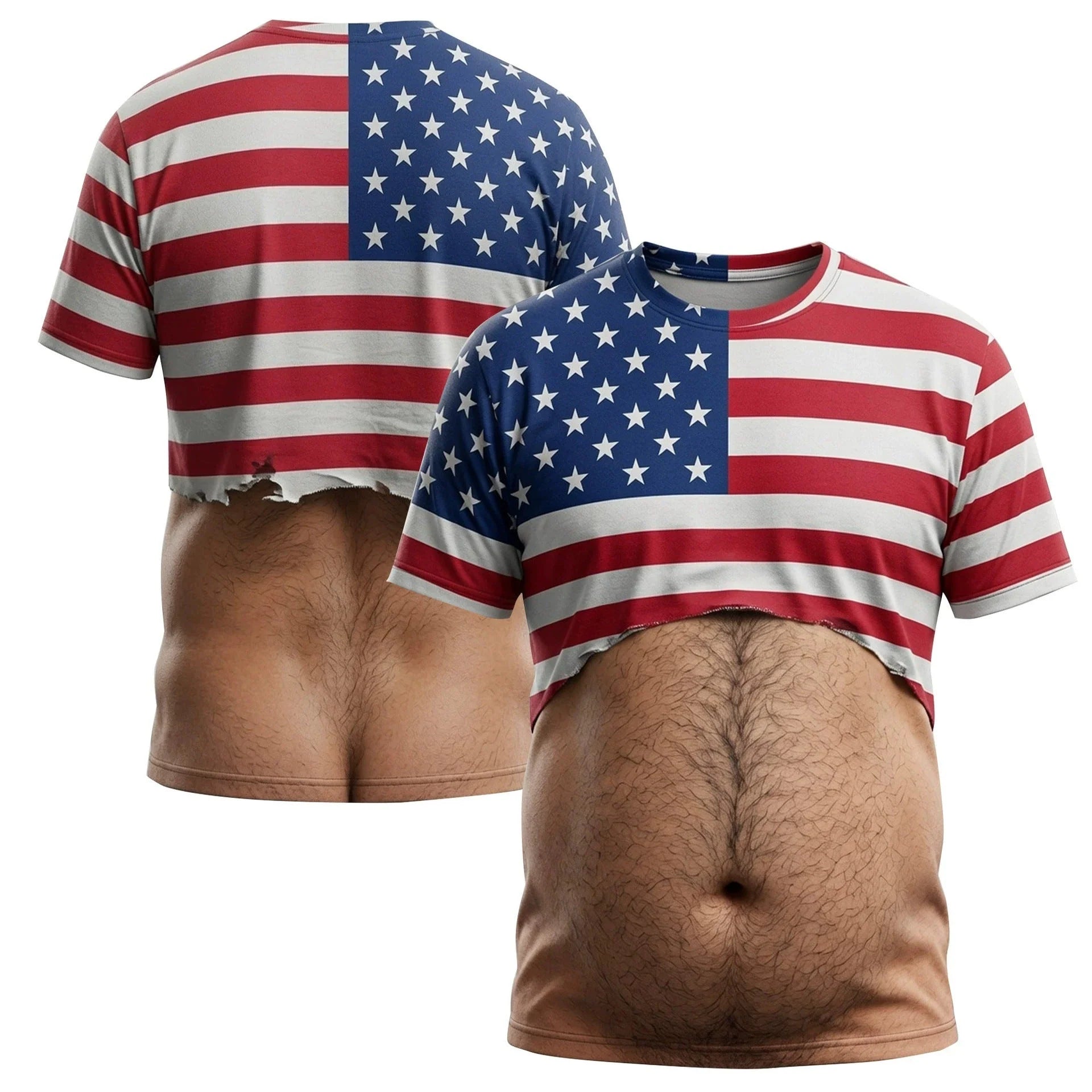 BoldPrint – Premium 3D Muscle Illusion T-Shirt
