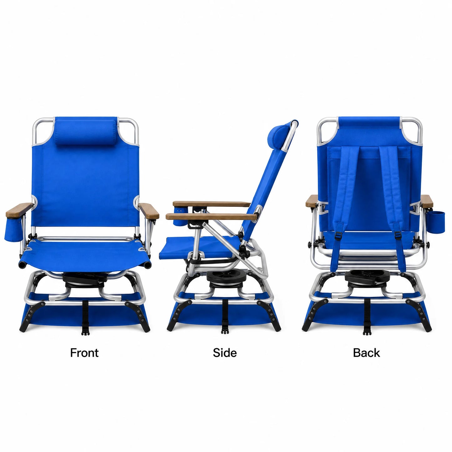 OrbitRelax – 360° Swivel Beach Chair