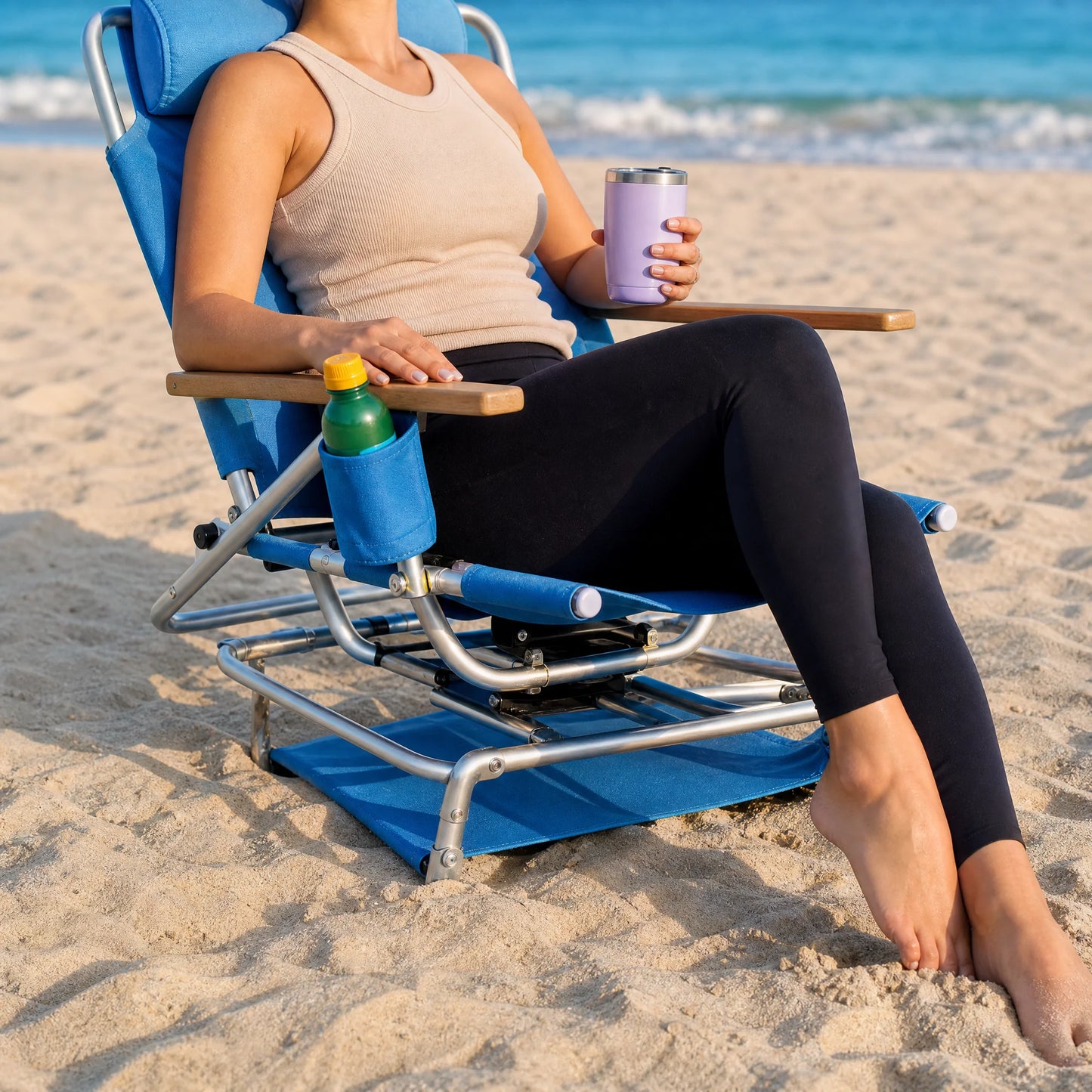 OrbitRelax – 360° Swivel Beach Chair