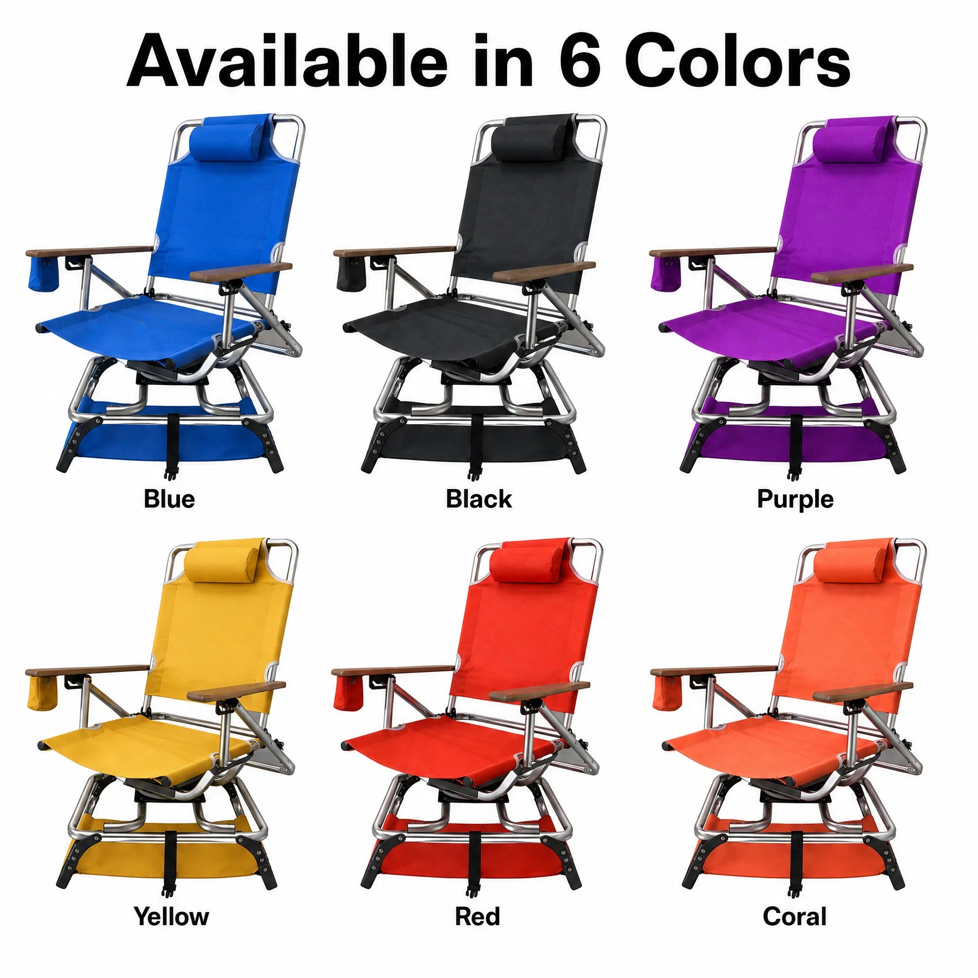 OrbitRelax – 360° Swivel Beach Chair