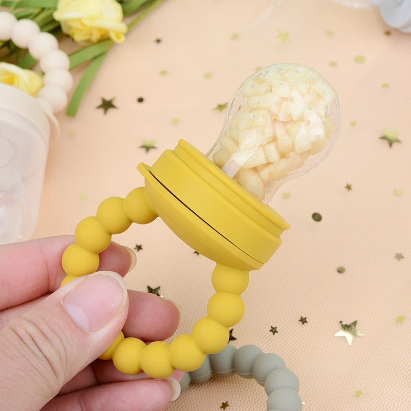 Silicone Mesh Baby Food Pacifier marnetic