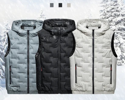 ArcticVail – Men’s Slim-Fit Hooded Zip Waistcoat