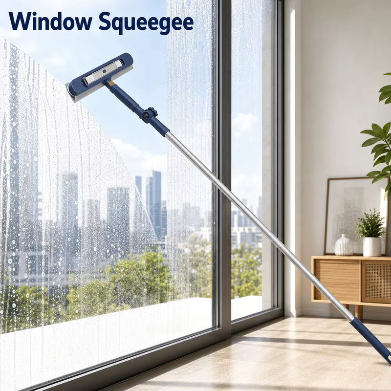 GlasVanta – Long-Handle Window Squeegee