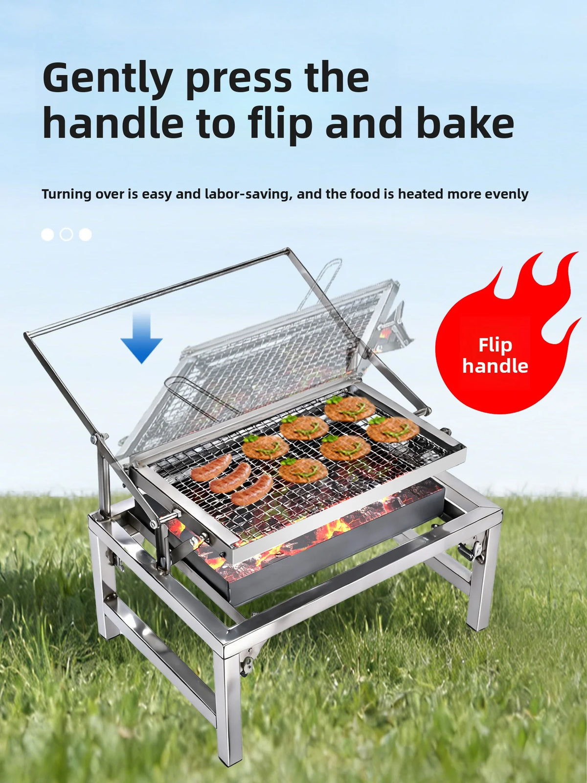 FireBite – Portable Camping Charcoal Grill