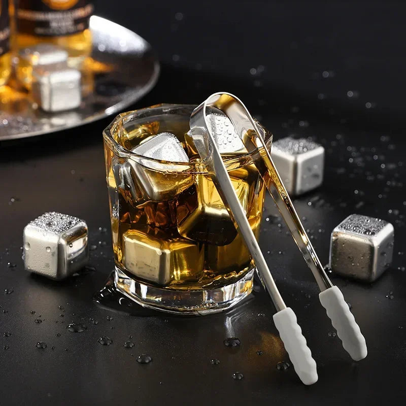 ChillForge – Premium Stainless Steel Reusable Ice Cubes