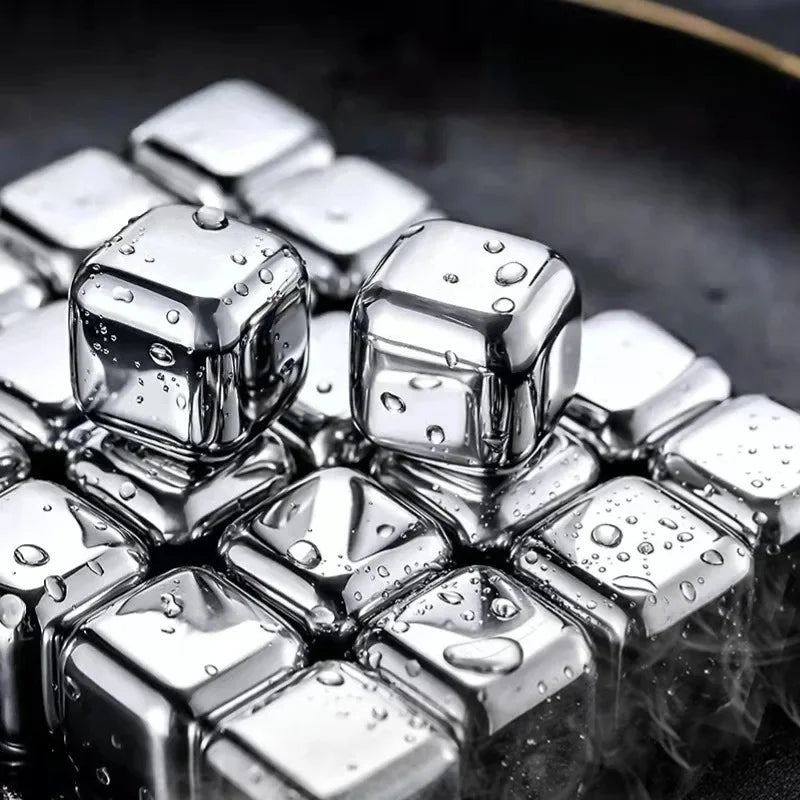 ChillForge – Premium Stainless Steel Reusable Ice Cubes
