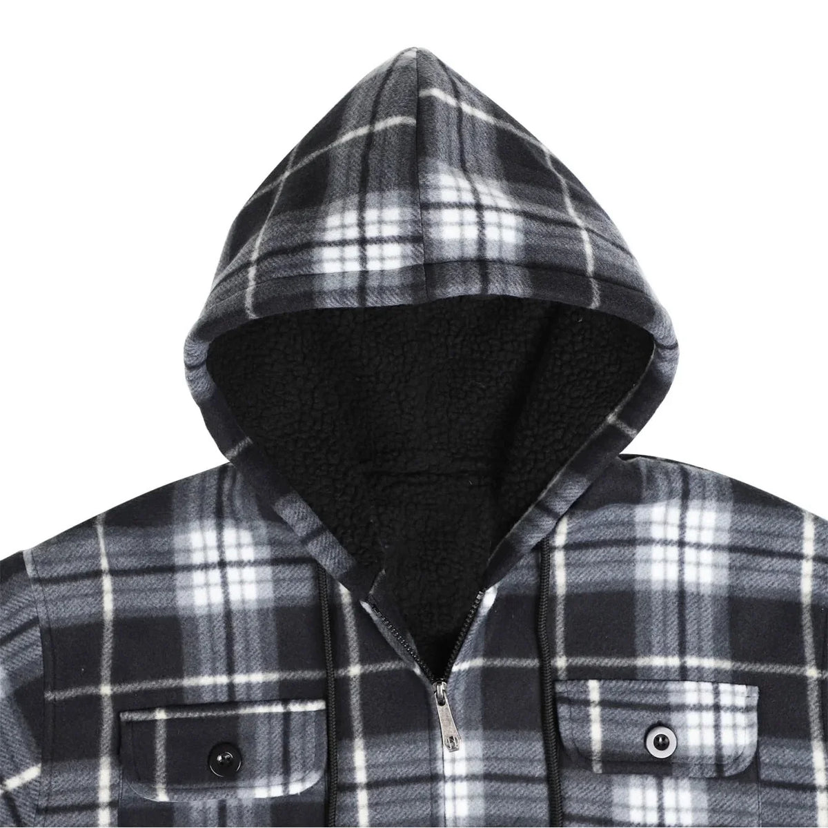 EmberLoom – Men’s Crimson Plaid Cold-Weather Jacket