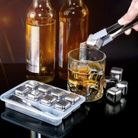 ChillForge – Premium Stainless Steel Reusable Ice Cubes