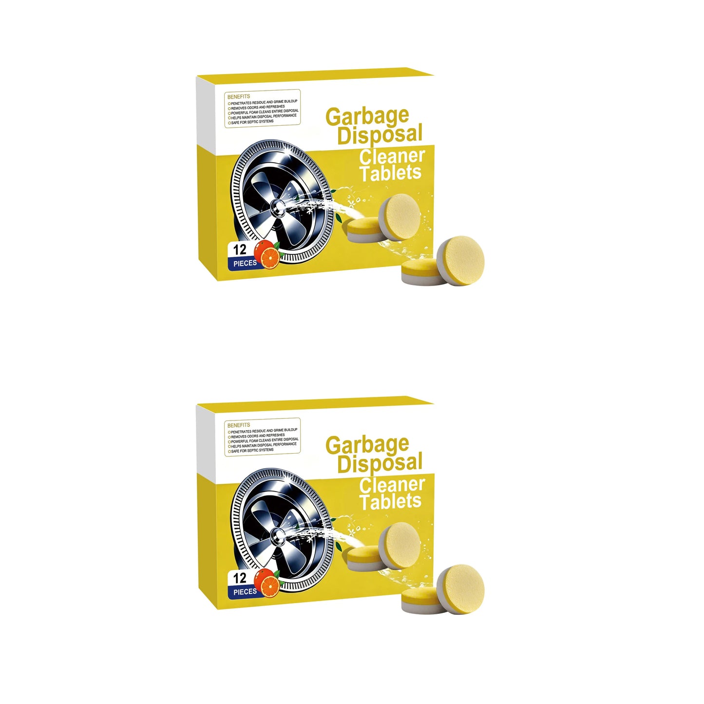 LemonScented - Garbage Disposal Cleaning Tablets