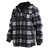 EmberLoom – Men’s Crimson Plaid Cold-Weather Jacket
