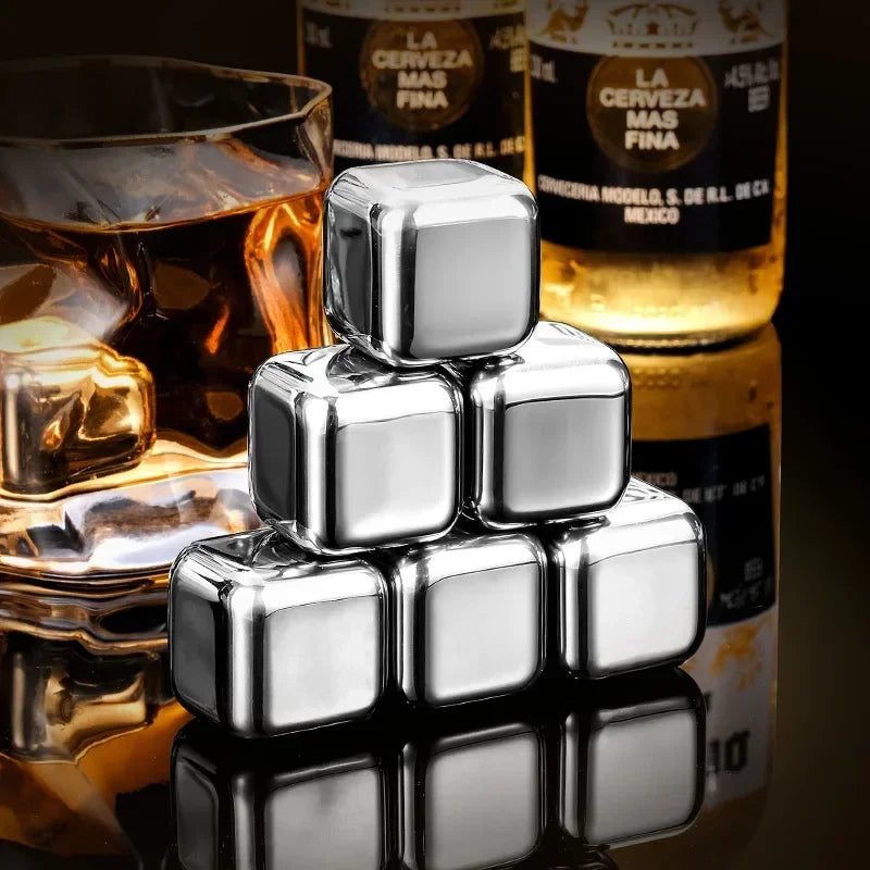 ChillForge – Premium Stainless Steel Reusable Ice Cubes