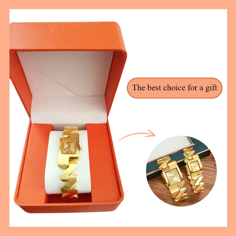 LuxeTime – Classic Vintage Gold Watch