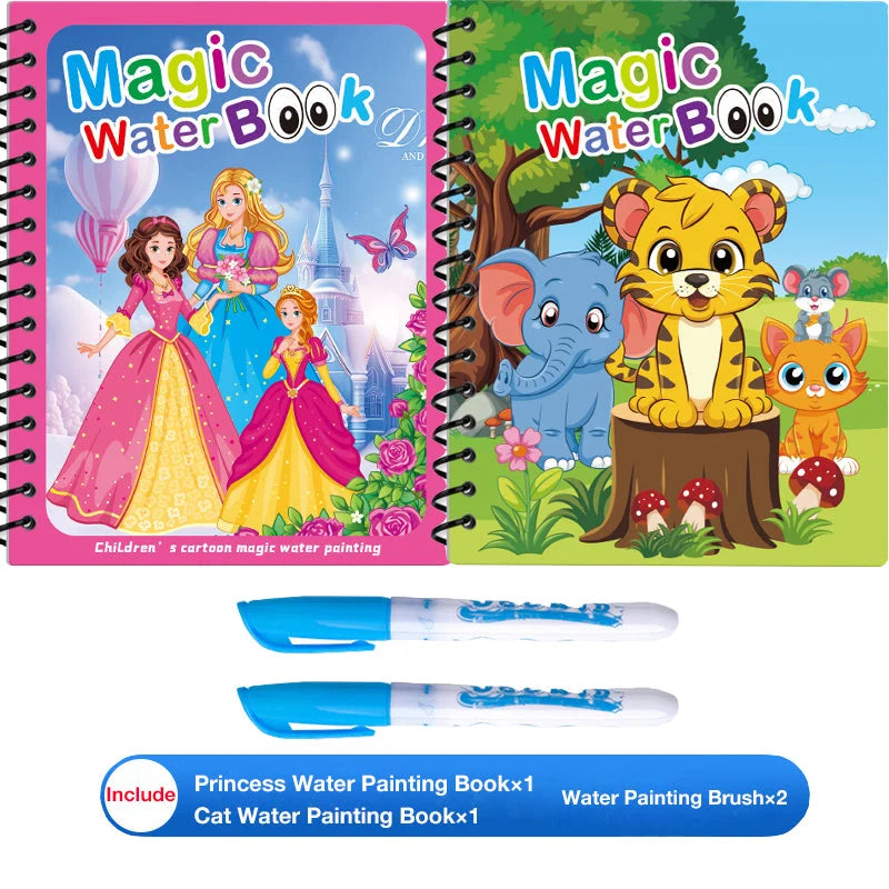 AquaCreate – Reusable Magic Water Painting Book