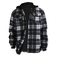 EmberLoom – Men’s Crimson Plaid Cold-Weather Jacket