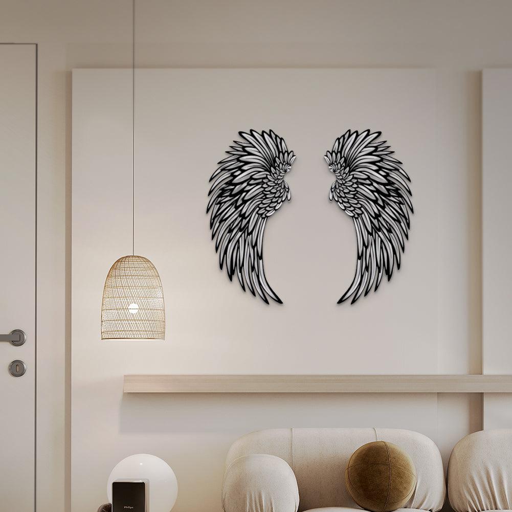 HaloWings – Angel Wings Metal Wall Art