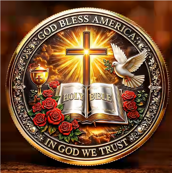 FaithKeeper – Sacred Heart Prayer Cap Coin