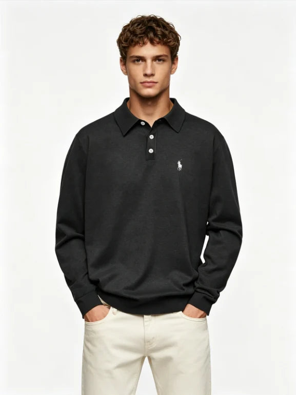 UrbanLuxe – Premium Long Sleeve Polo