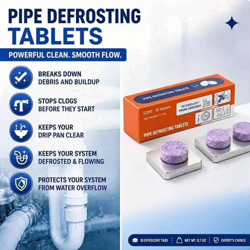 DrainEase – 2-in-1 Concentrated Drain Cleaner Tablets