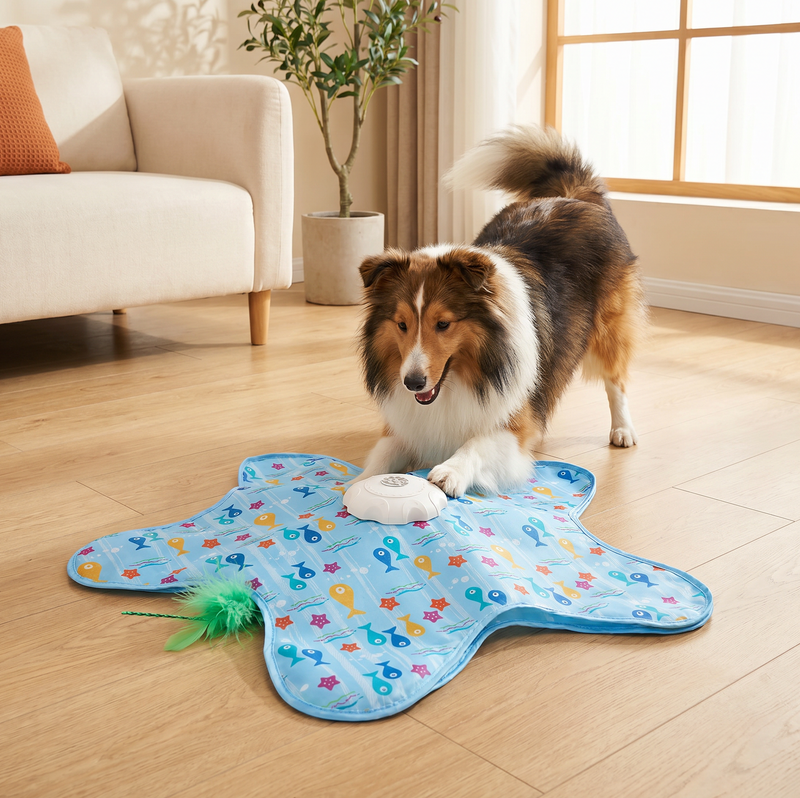 TailTrek – Interactive Moving Feather Pet Toy