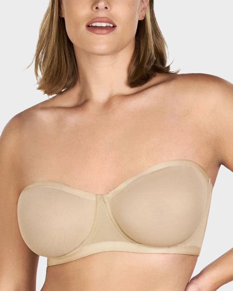 AirLift – Strapless Mesh Balconette Bra
