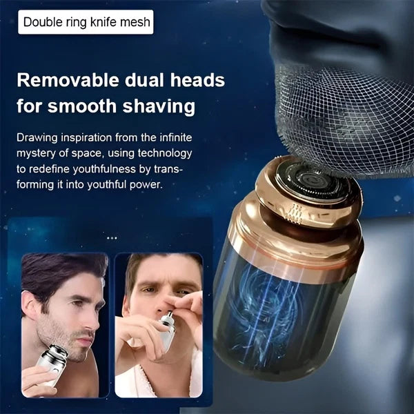 GroomEase – Premium Pocket Travel Electric Shaver