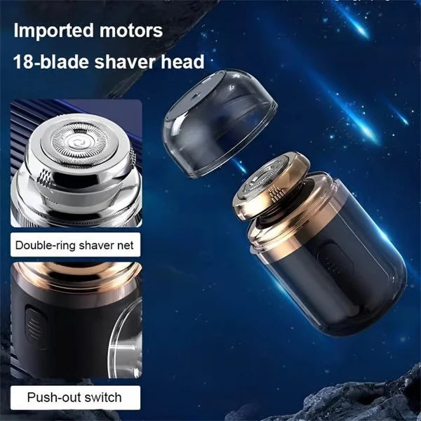GroomEase – Premium Pocket Travel Electric Shaver