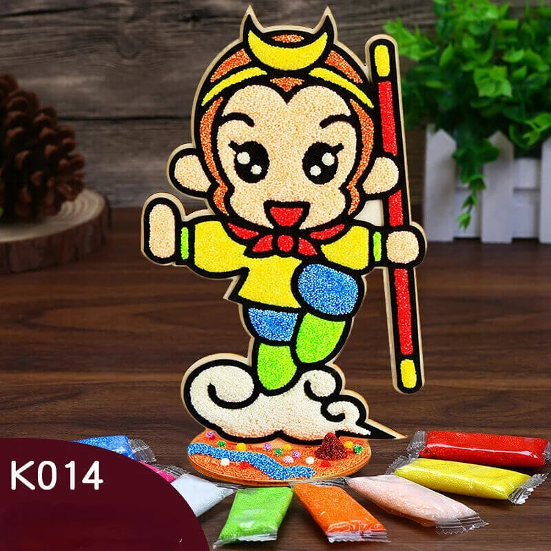 SnowCraft – Creative Snowflake Clay Painting Puzzle Set