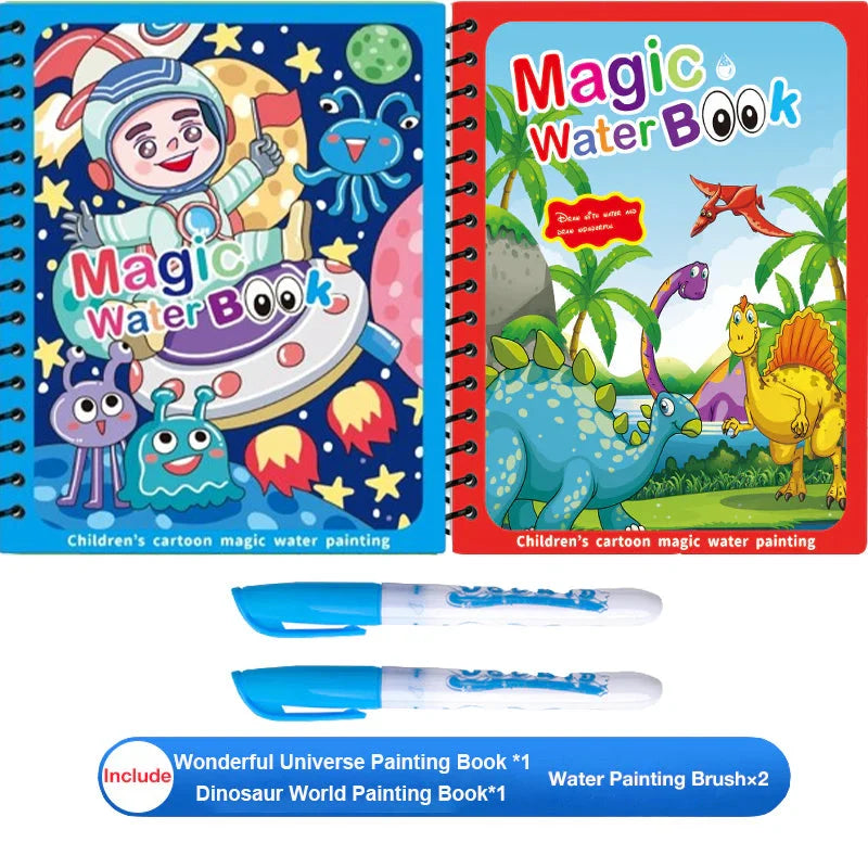 AquaCreate – Reusable Magic Water Painting Book