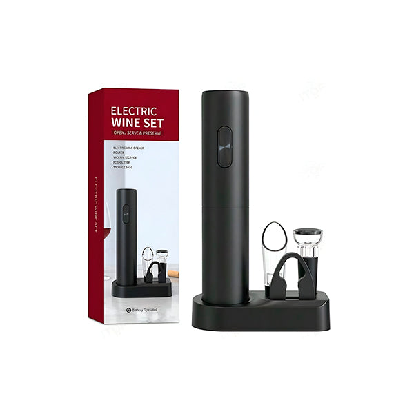 CorkEase – Luxury Electric Wine Accessory Set