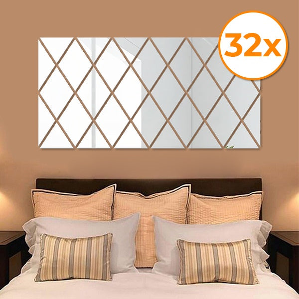 ReflectCraft – Modern Geometric Mirror Wall Art