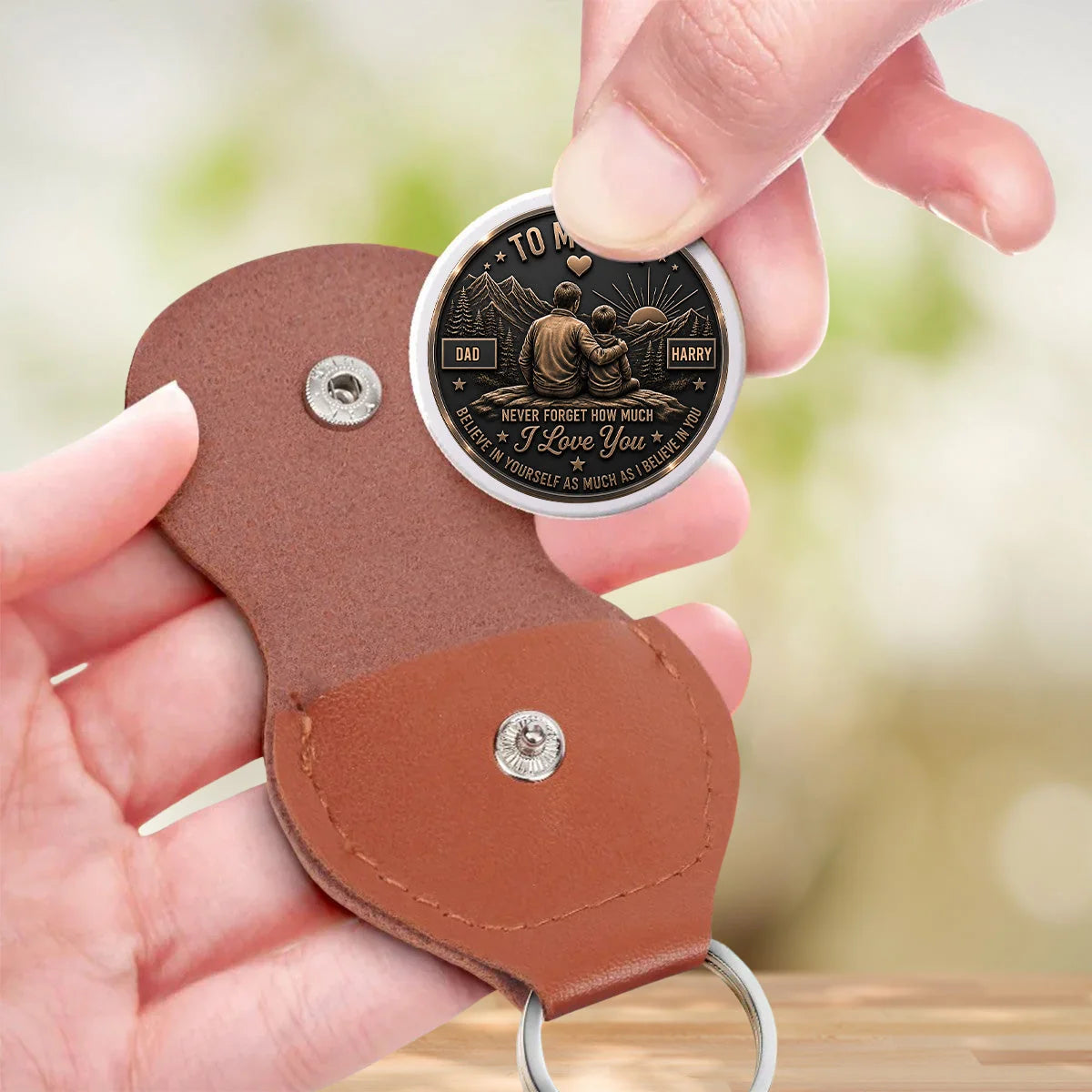 ForeverProud – Personalized Son Pocket Hug Keepsake