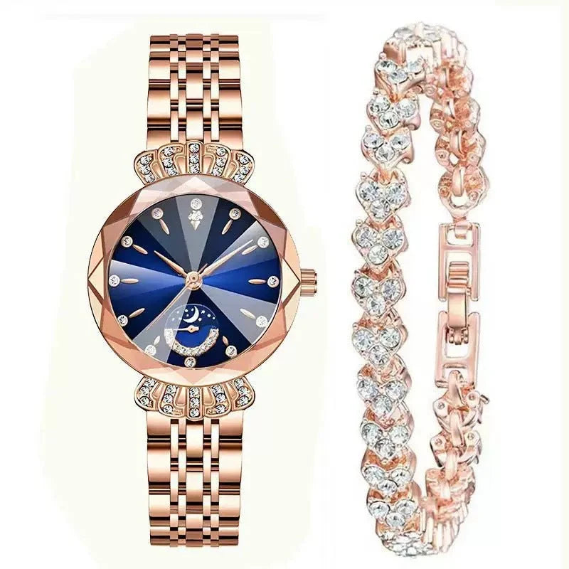 Celestia – Sparkling Star & Moon Women's Watch