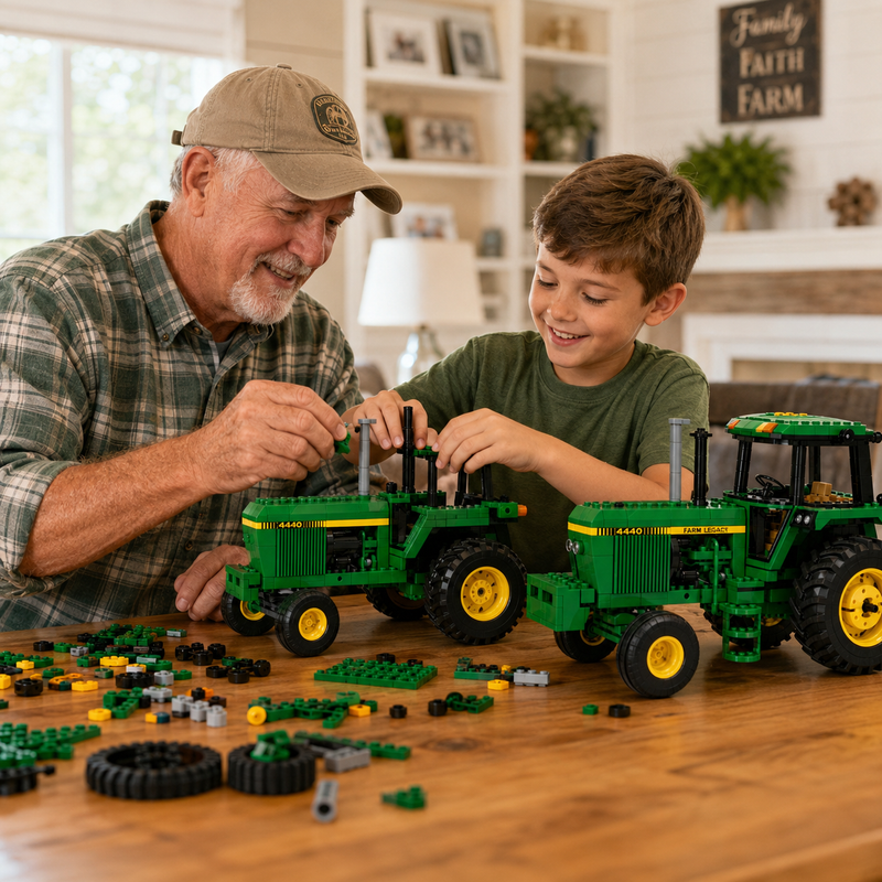 AgriHeritage – Vintage Farm Tractor Building Blocks