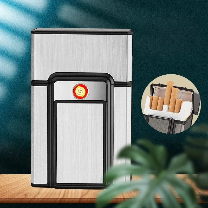 IgniteCase – 2 In 1 Cigarette Holder with USB Rechargeable Lighter