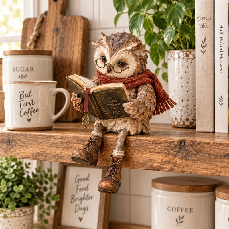 StoryHaven – Reading Owl Figurine