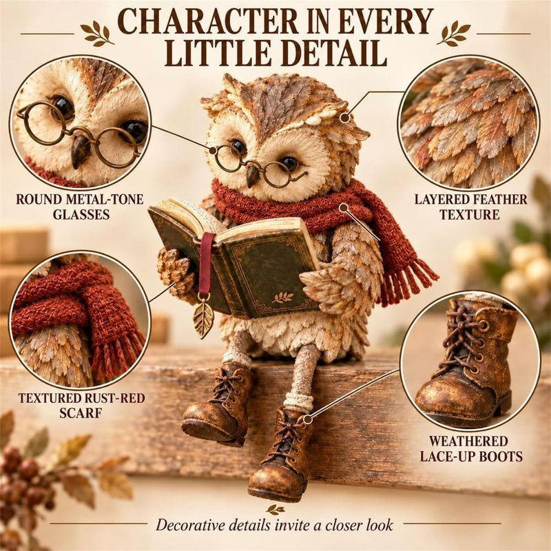 StoryHaven – Reading Owl Figurine