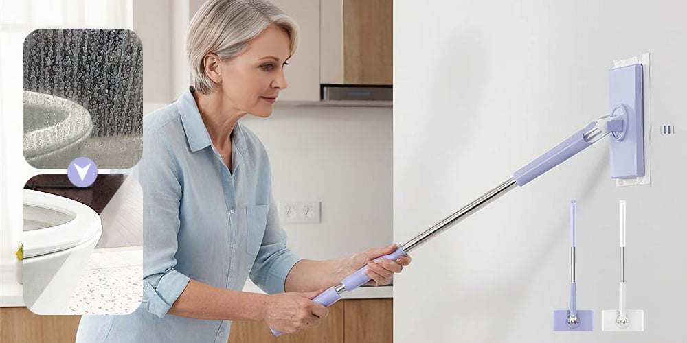 SparkleSweep - Compact Mop for Every Corner