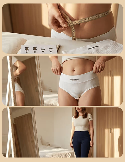 Velmira – High-Waist Ribbed Comfort Panties