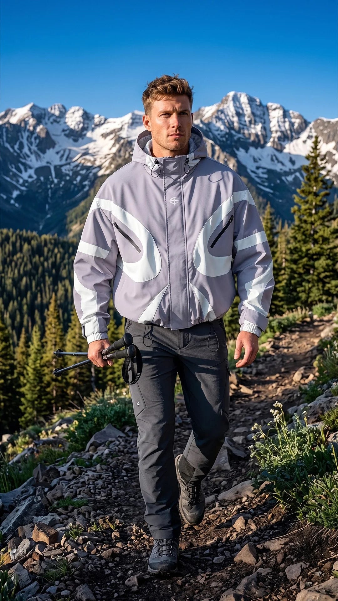 FluxGuard – Futuristic Urban Performance Windbreaker