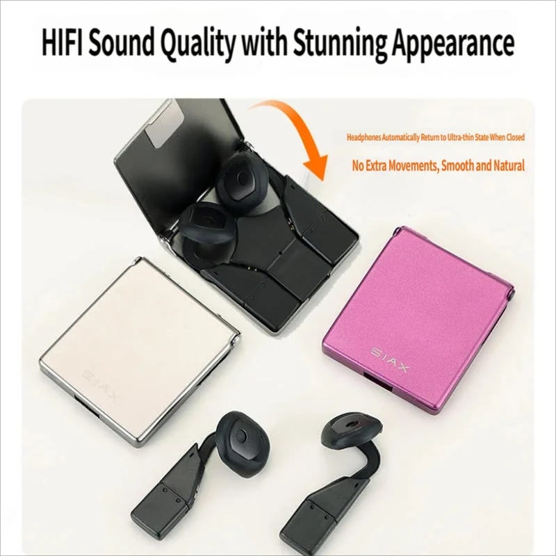 SonicSlim – Ultra Thin Foldable Bluetooth Earbuds