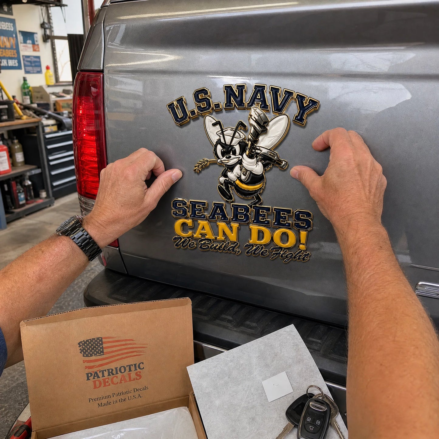 ValorCraft – Military Veteran Pride Vehicle Emblem