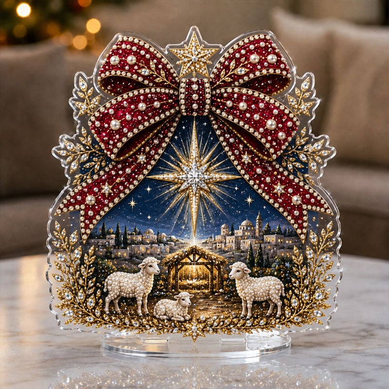 ChristmasGleam – Jeweled Bow Diamond Painting Kit