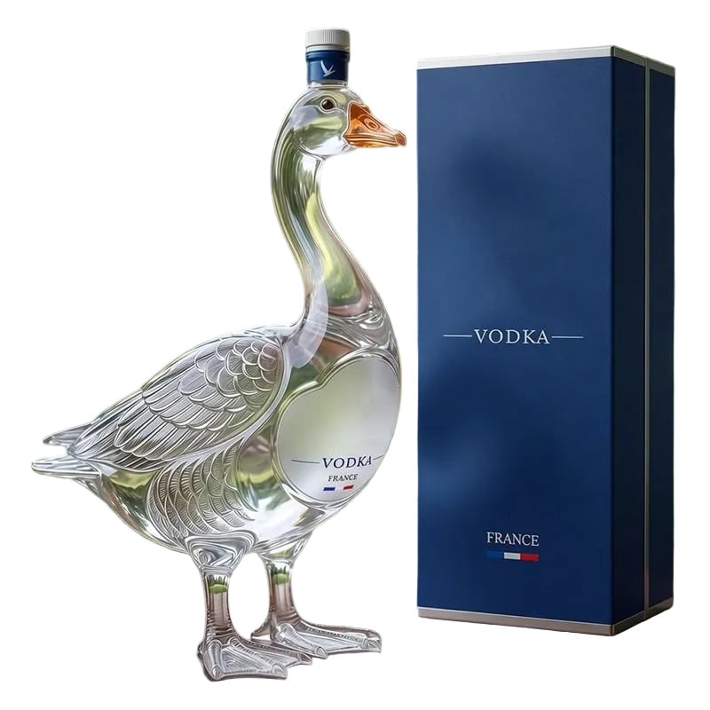 Vodka 3D Sculpted Goose Bottle