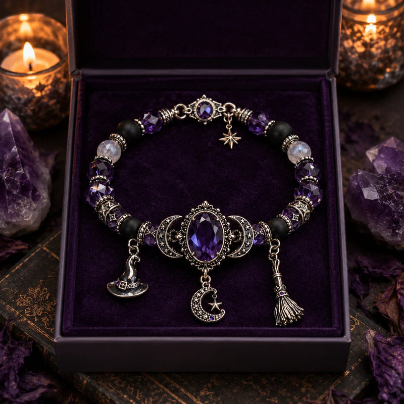 LunaCharm – Crystal Moon Bracelet